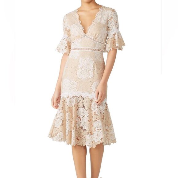 Saylor Maggie Lace Dress - Size Medium - Picture 1 of 8